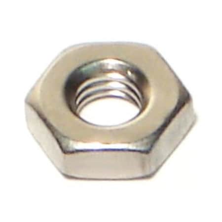 Midwest Fastener Hex Nut, #10-32, 18-8 Stainless Steel, Not Graded, 100 PK 05268